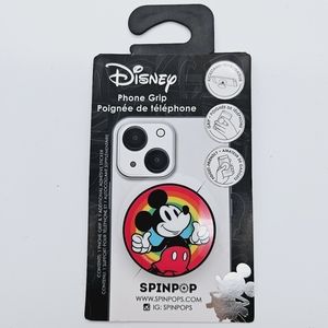 DISNEY | SpinPop Mickey Mouse rainbow cell phone grip